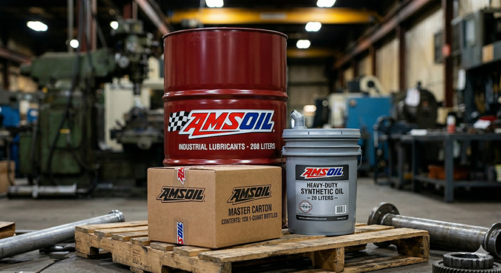 Palette de barils AMSOIL 208 litres